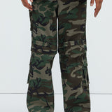 Pantalones Tipo Cargo Baby Come Back Zip Off - Camuflaje
