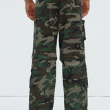 Pantalones Tipo Cargo Baby Come Back Zip Off - Camuflaje