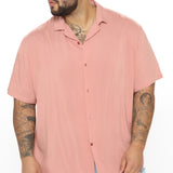 Camisa Top De Manga Corta Dawson - Color De Malva