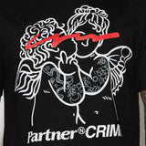 Camisa De Manga Corta Partner In Crime - Negro