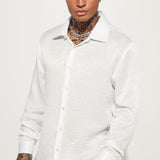 Camisa Abotonada Time To Shine Long Sleeve - Blanco