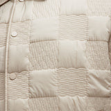 Chamarra Laurel Checker Quilt - Bronceado