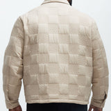 Chamarra Laurel Checker Quilt - Bronceado