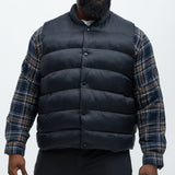 Chaleco Shine Again Puffer - Negro