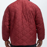 Chamarra Good Luck Quilted - Rojo