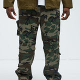 Pantalones Tipo Cargo Baby Come Back Zip Off - Camuflaje