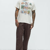 Camisa De Manga Corta The City Of Love - Natural/Combinado