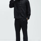 Camisa Kerr Textured Over - Negro