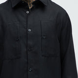 Camisa Kerr Textured Over - Negro