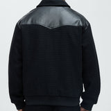 Chamarra Sing My Thoughts Tweed - Negro
