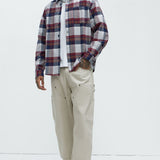 Camisa Utica Plaid Flannel - Multicolor