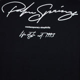 Camisa De Manga Corta Palm Springs Vibes - Negro