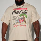 Camisa De Manga Corta Coca Cola Island Chillin - Arena