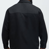 Camisa Kerr Textured Over - Negro