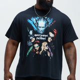 Camisa De Manga Corta Batman & Robin Poster - Negro
