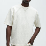 Camiseta Emmanuel Textured - Hueso