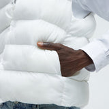 Chaleco Shine Again Puffer - Blanco
