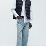 Chaleco Shine Again Puffer - Negro