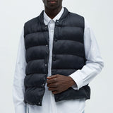 Chaleco Shine Again Puffer - Negro