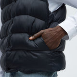 Chaleco Shine Again Puffer - Negro