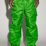 Monta Conmigo Pantalones Acolchados de Nylon - Verde