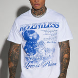 Camisa De Manga Corta Love Is Poison - Blanco