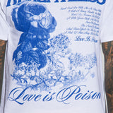 Camisa De Manga Corta Love Is Poison - Blanco