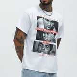 Camisa De Manga Corta Muhammad Ali Float Like A - Blanco