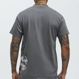 Camisa De Manga Corta Muhammad Ali The King - Carbón