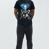 Camisa De Manga Corta Batman & Robin Poster - Negro