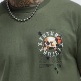 Camisa De Manga Corta The Future 199X - Verde Salvia