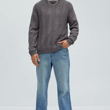 Suéter All Night Long Crewneck - Carbón