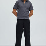 Camisa Polo Fernando Textured - Carbón