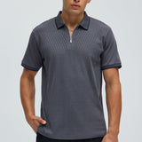 Camisa Polo Fernando Textured - Carbón
