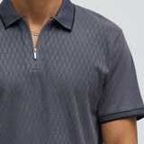 Camisa Polo Fernando Textured - Carbón