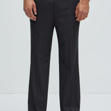 Pantalón Henry Pinstripe Straight - Negro