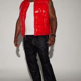Chaleco Caleb Puffer - Rojo