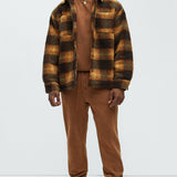 Sudadera Tyson Heavy Wash Crewneck - Dark Brown