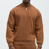 Sudadera Tyson Heavy Wash Crewneck - Dark Brown