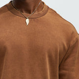 Sudadera Tyson Heavy Wash Crewneck - Dark Brown