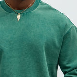 Sudadera Tyson Heavy Wash Crewneck - Verde