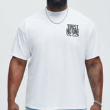 Camisa De Manga Corta Stay Vigilant - Blanco