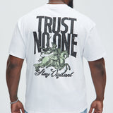 Camisa De Manga Corta Stay Vigilant - Blanco