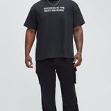 Camisa De Manga Corta Success Is The Best Revenge - Negro