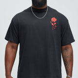 Camisa De Manga Corta Love Is - Negro