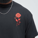 Camisa De Manga Corta Love Is - Negro