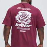 Camisa De Manga Corta International Movement - Vino Tinto