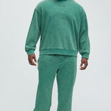 Sudadera Tyson Heavy Wash Crewneck - Verde