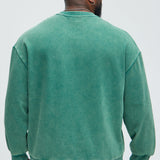 Sudadera Tyson Heavy Wash Crewneck - Verde