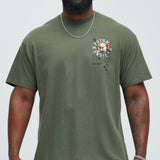 Camisa De Manga Corta The Future 199X - Verde Salvia